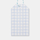 Blueberry Pannenkoek Baby Brunch Baby shower Boy Cadeaulabel (Achterkant)