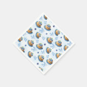 Blueberry Pannenkoek Baby Brunch Baby shower Servet (Hoek)