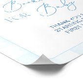 Blueberry Pannenkoek Baby Brunch Boeken voor Baby Poster (Hoek)