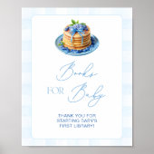 Blueberry Pannenkoek Baby Brunch Boeken voor Baby Poster (Voorkant)