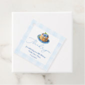 Blueberry Pannenkoek Baby Brunch Douche Dank u Bedankjes Labels (In situ)
