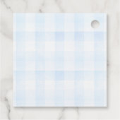 Blueberry Pannenkoek Baby Brunch Douche Dank u Bedankjes Labels (Achterkant)