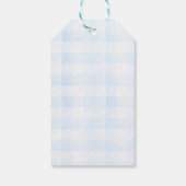 Blueberry Pannenkoek Baby Brunch Douche Dank u Cadeaulabel (Achterkant)