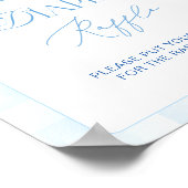 Blueberry Pannenkoek Baby Brunch Luier Raffle Poster (Hoek)