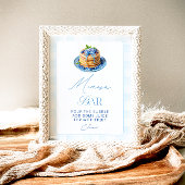 Blueberry Pannenkoek Baby Brunch Mom-osa Bar Poster