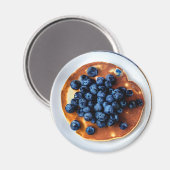 Blueberry pannenkoeken eten magneet (Voorkant / Achterkant)