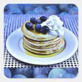 Blueberry pannenkoeken Stickers (Voorkant)