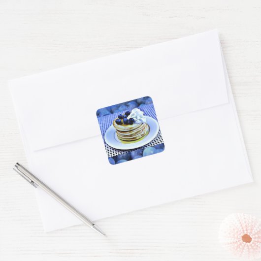 Blueberry pannenkoeken Stickers (Envelop)