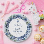 Blueberry Paper Plate Papieren Bordje (Feest)