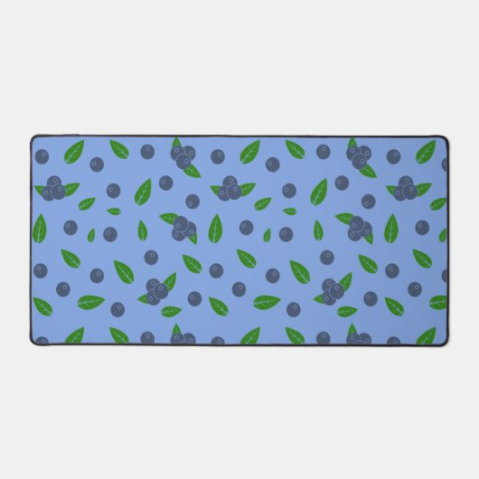 Blueberry patroon Desk Mat (Voorkant)