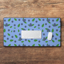 Blueberry patroon Desk Mat