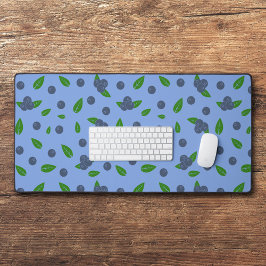 Blueberry patroon Desk Mat