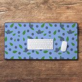 Blueberry patroon Desk Mat