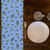 Blueberry Patroon Table Runner Korte Tafelloper