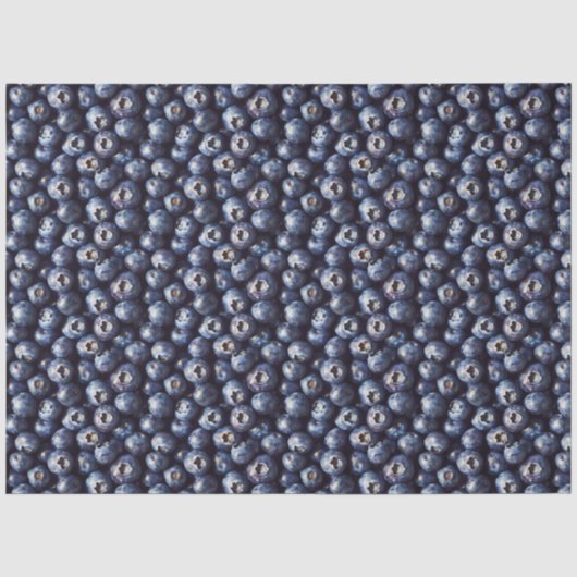 Blueberry-patroondecoupage Tissuepapier (Voorkant)