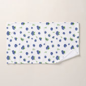 Blueberry Pattern Bad Handdoek (Handdoek)