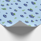 Blueberry Pattern Cadeaupapier (Hoek)