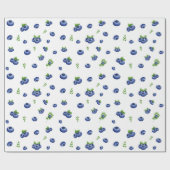 Blueberry Pattern Cadeaupapier (Vlak)