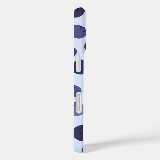 Blueberry Pattern Case-Mate iPhone Case (Achterkant / Rechts)