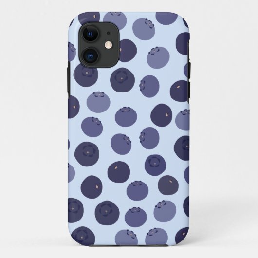 Blueberry Pattern Case-Mate iPhone Case (Achterkant)
