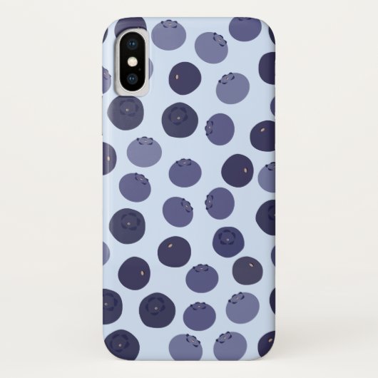 Blueberry Pattern Case-Mate iPhone Case (Achterkant)
