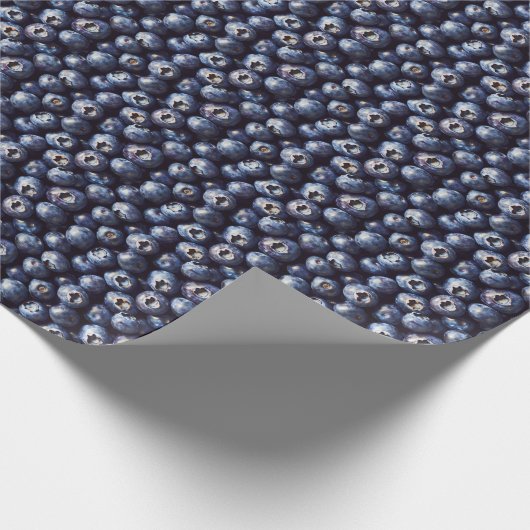 Blueberry Pattern Decoupage Cadeaupapier (Hoek)
