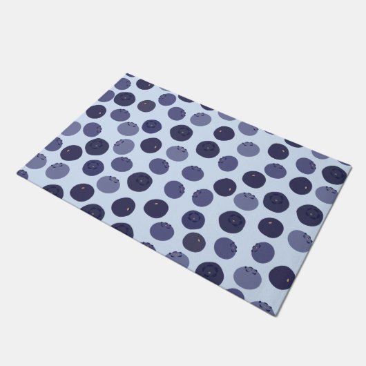 Blueberry Pattern Deurmat (Schuin)
