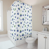 Blueberry Pattern Douchegordijn (In situ)