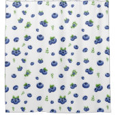 Blueberry Pattern Douchegordijn (Voorkant)