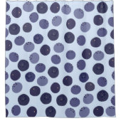 Blueberry Pattern Douchegordijn (Voorkant)