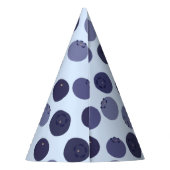 Blueberry Pattern Feesthoedjes (Achterkant)