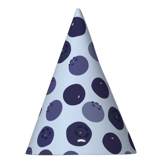 Blueberry Pattern Feesthoedjes (Rechts)