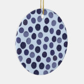 Blueberry Pattern Keramisch Ornament (Rechts)
