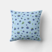 Blueberry Pattern Kussen (Achterkant)