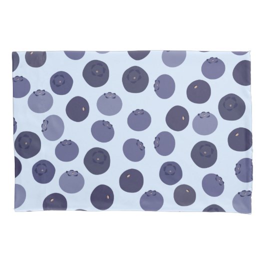 Blueberry Pattern Kussensloop (Voorkant)