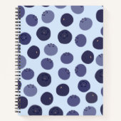 Blueberry Pattern Notitieboek (Voorkant)