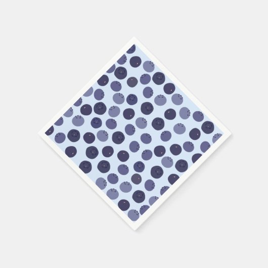 Blueberry Pattern Servet (Hoek)