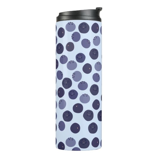 Blueberry Pattern Thermosbeker (Gedraaid links)