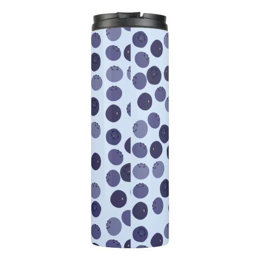 Blueberry Pattern Thermosbeker (Achterkant)