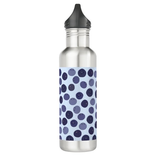 Blueberry Pattern Waterfles (Links)