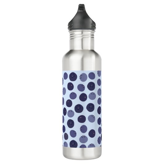 Blueberry Pattern Waterfles (Rechts)
