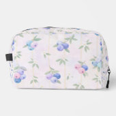 blueberry pattern with leaves toilettasje (Voorkant)