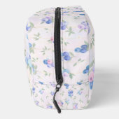 blueberry pattern with leaves toilettasje (Rechts)