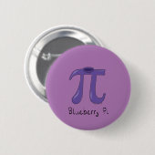 Blueberry Pi Cute Wiskunde Pi Day Button Pin (Voorkant /achterkant)