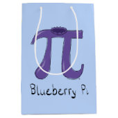 Blueberry Pi Cute Wiskunde Pi Day Feft Bag Medium Cadeauzakje (Voorkant)