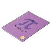 Blueberry Pi Cute Wiskunde Pi Day Notitieboek (Linkerzijde)