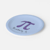 Blueberry Pi Cute Wiskunde Pi Day Party Paper Bord (Gekanteld)