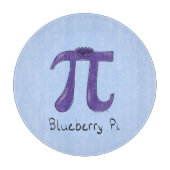 Blueberry Pi Cute Wiskunde Pi Day Pie Cutting Boar Snijplank (Voorkant)