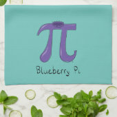 Blueberry Pi Cute Wiskunde Pie Baking Kitchen Towe Theedoek (Gevouwen)