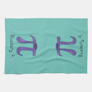 Blueberry Pi Cute Wiskunde Pie Baking Kitchen Towe Theedoek